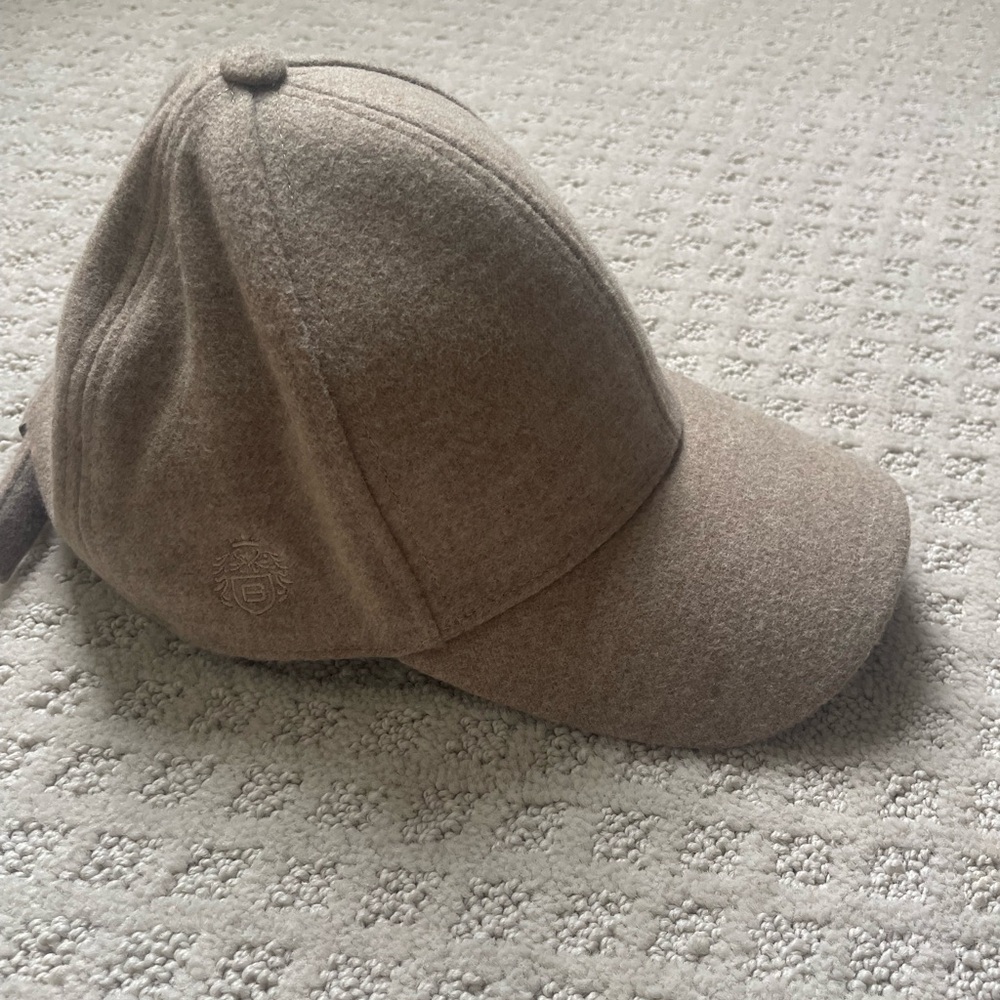 Tan Wool Baseball Cap